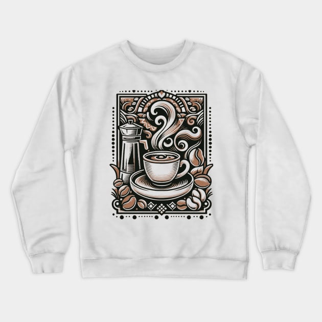 Coffee Crewneck Sweatshirt by notthatparker